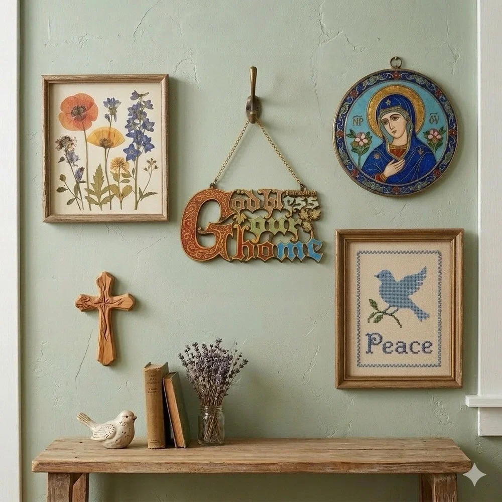 Vintage Metal Colorful 